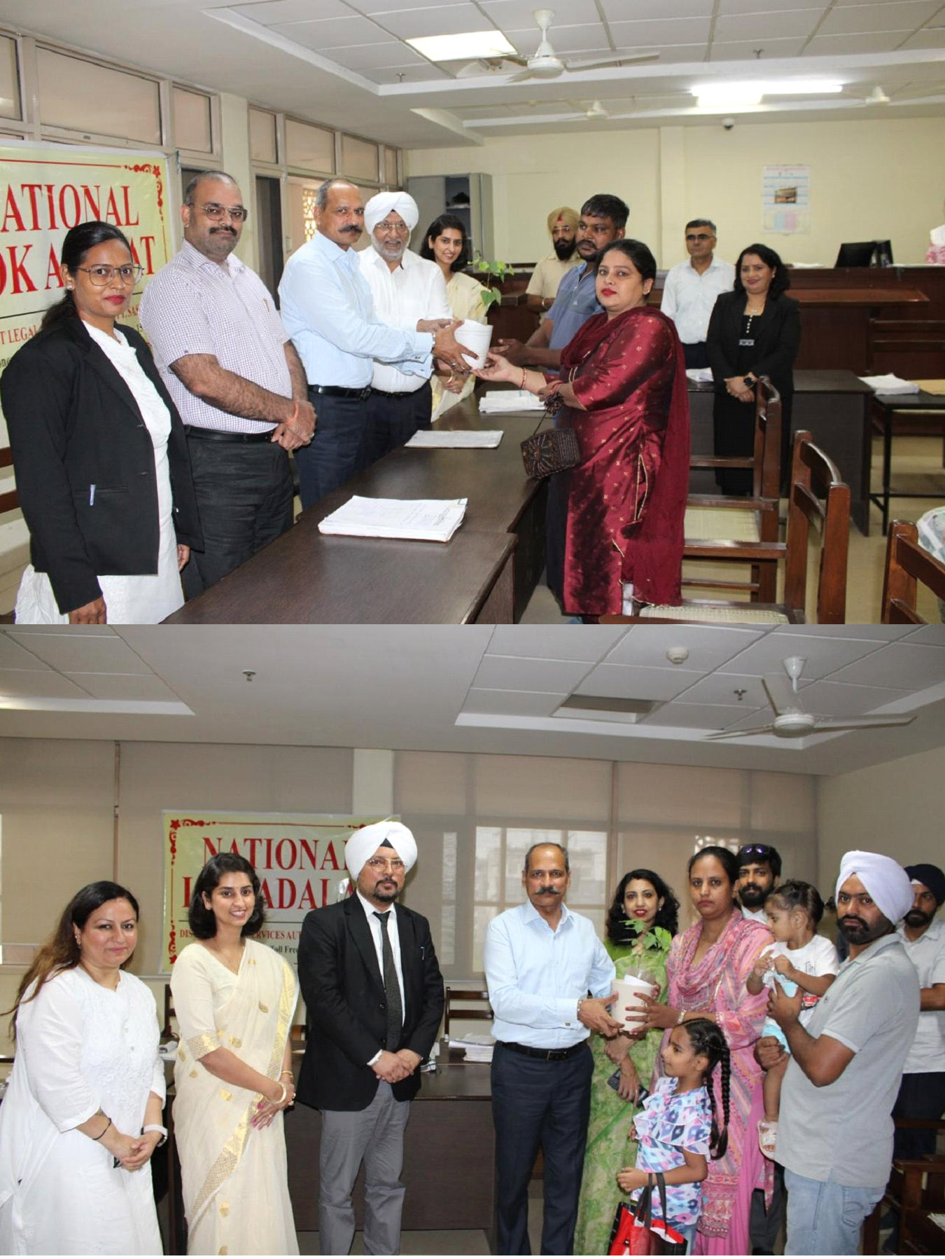21192 cases disposed of during National Lok Adalat; Total awards worth Rs. 2,01,61,61,712/- passed